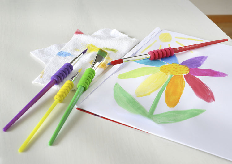 Faber Castell Faber Castell FC-481600 Pinselset Plastik 4 Teile