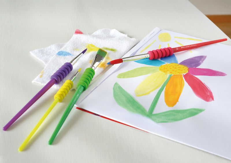 Faber Castell Faber Castell FC-481600 Pinselset Plastik 4 Teile