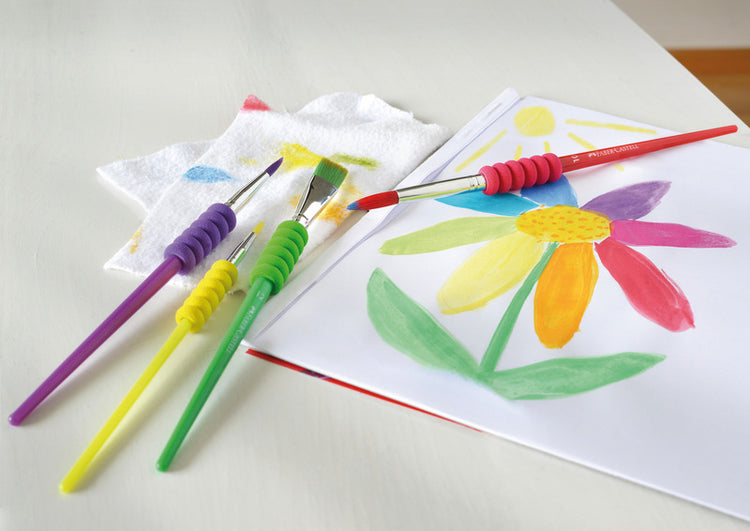 Faber Castell Faber Castell FC-481600 Pinselset Plastik 4 Teile