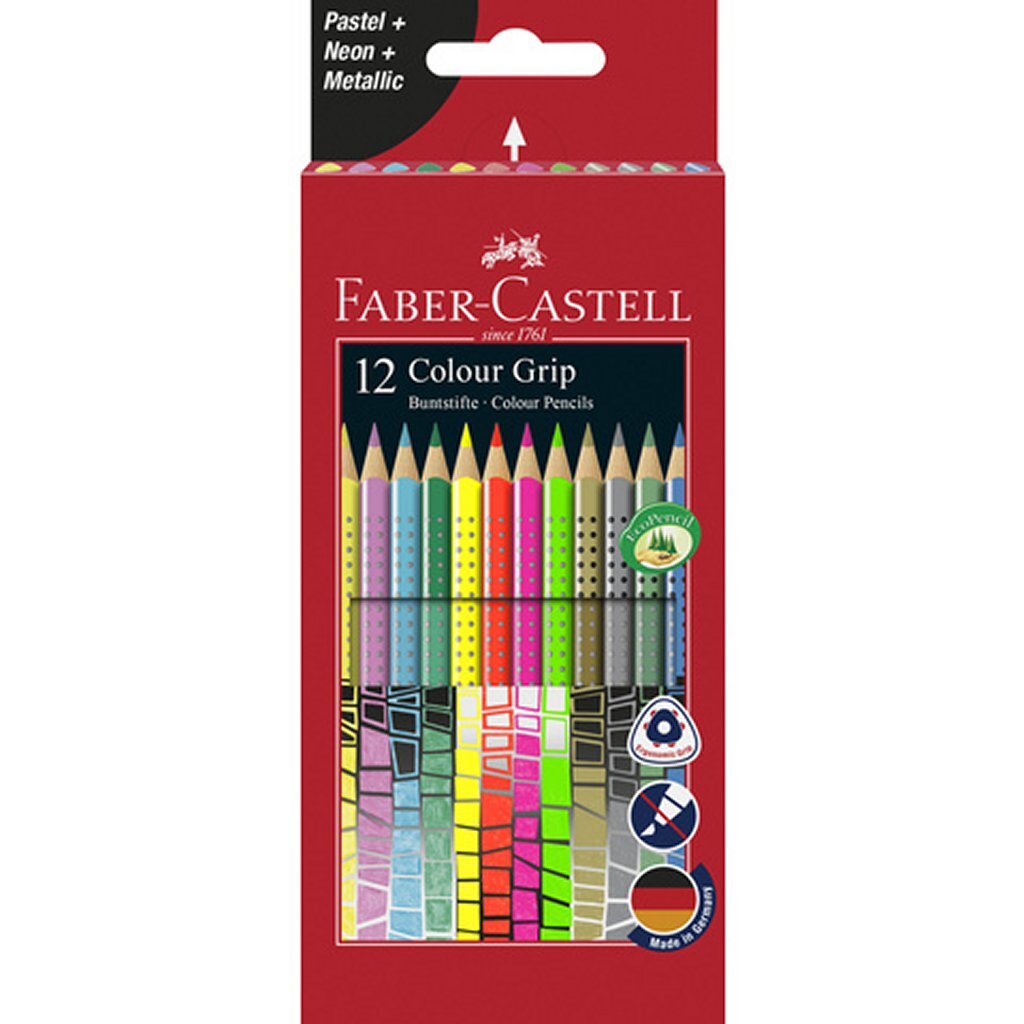 Faber Castell Faber Castell FC-201569 Farbgreiferfarbstifte 12 Stücke