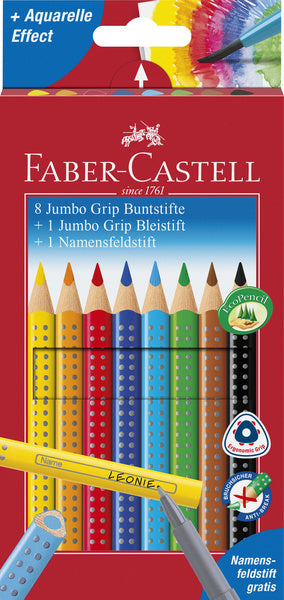 Faber Castell Faber Castell FC-280921 Farbig Bleistift Faber-Castell Grip Promotion Set 8 + 1 + 1