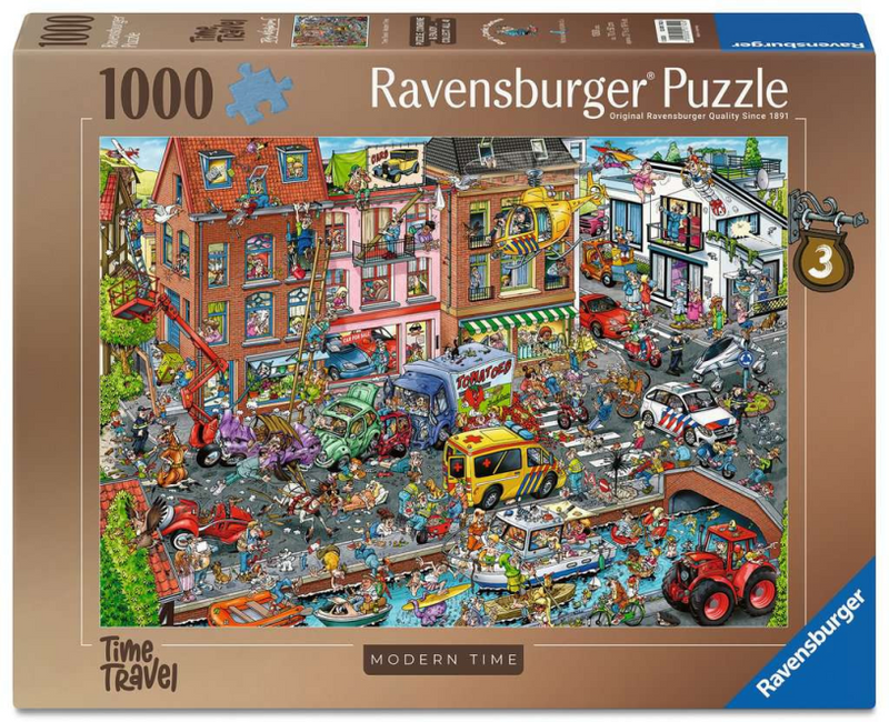 Ravensburger Puzzle Zeitreise 3 Moderne Zeiten - 1000 Teile.