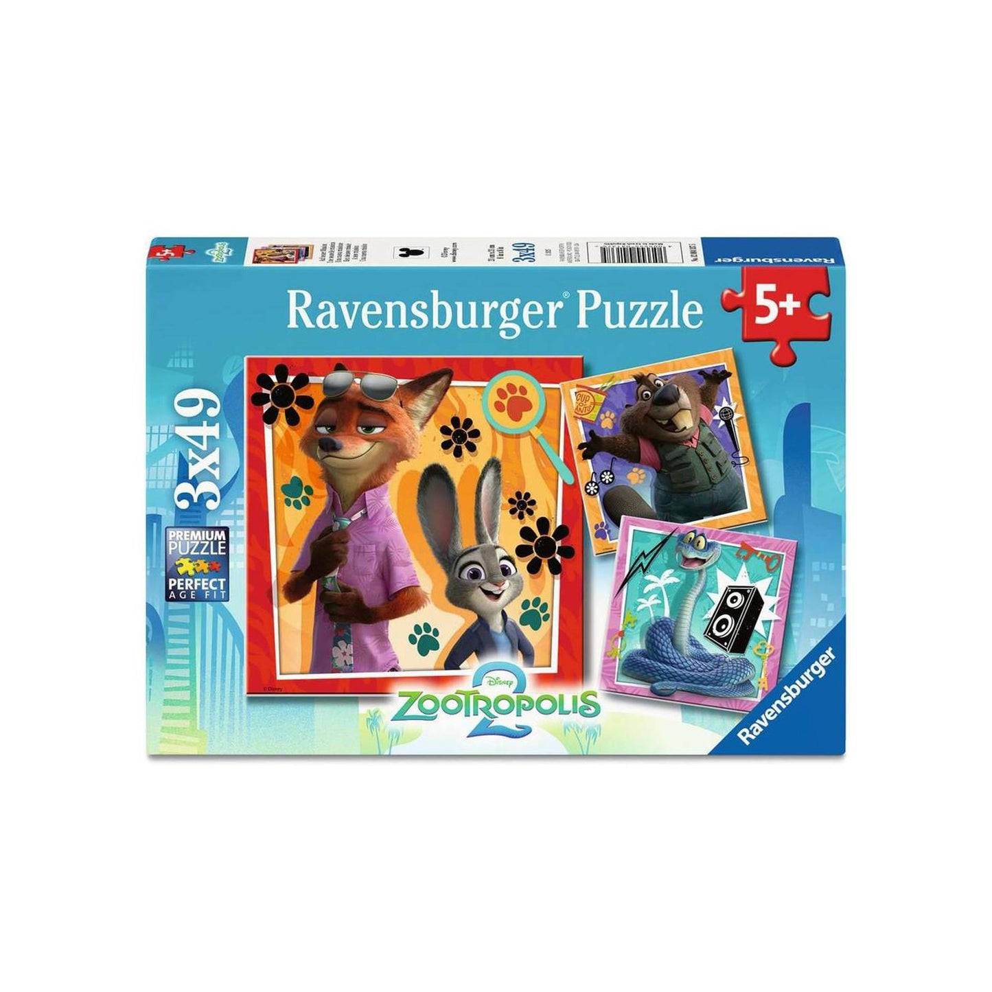 Ravensburger Puzzle Zootopia 2 - 3x49tlg.