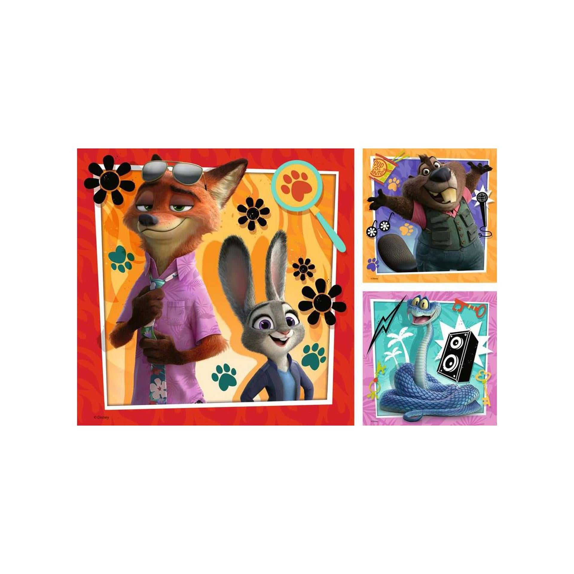Ravensburger Puzzle Zootopia 2 - 3x49tlg.