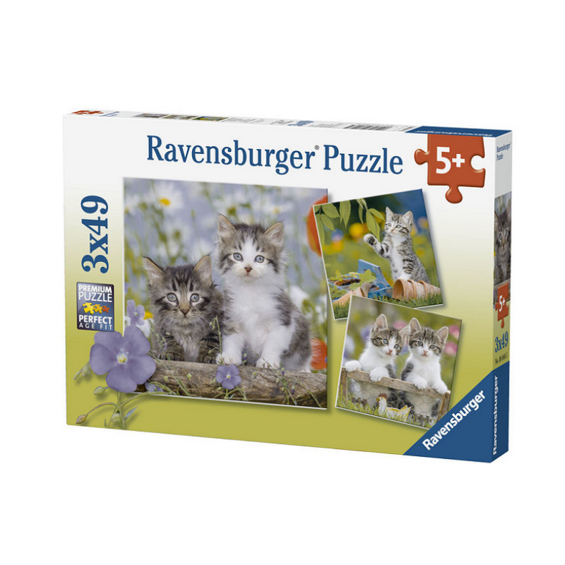 Ravensburger Jigsaw Puzzle Young Kätzchen, 3x49st.