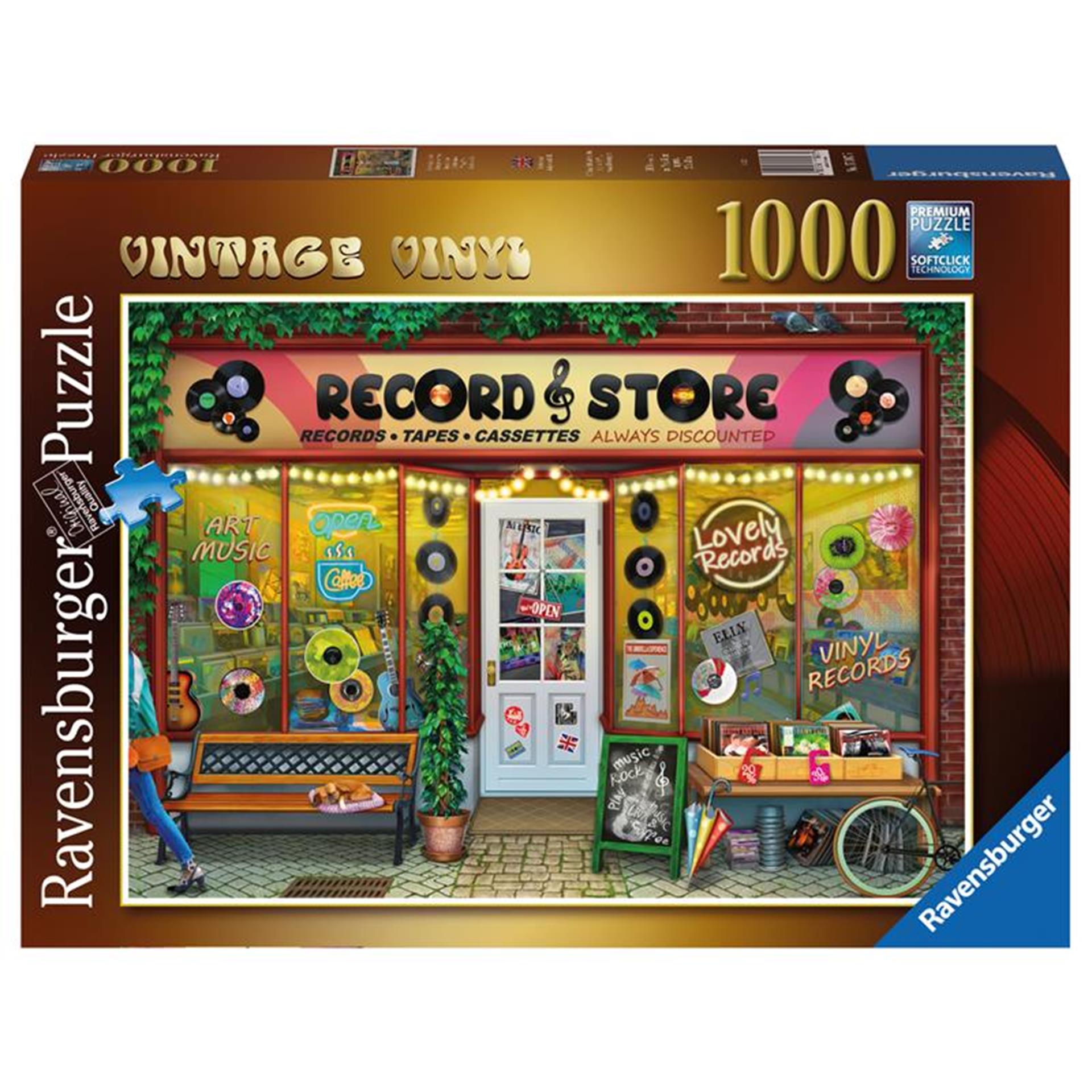 Ravensburger Puzzle Vintage Vinyl 1000 Teile