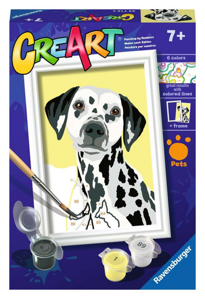 Ravensburger Kreart Gemälde auf Nummer Dalmatier