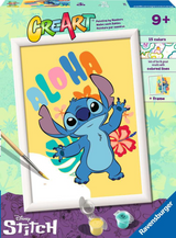 Ravensburger CreArt Malerei auf Nummer Aloha Stitch - afbeelding 1