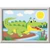 Ravensburger Kreart Gemälde auf Nummer Krokodil