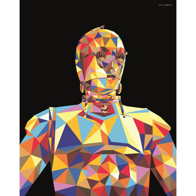 Ravensburger Creart Painting von Number Star Wars C-3Po