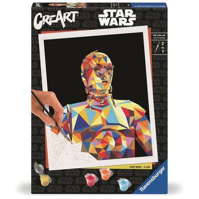 Ravensburger Creart Painting von Number Star Wars C-3Po