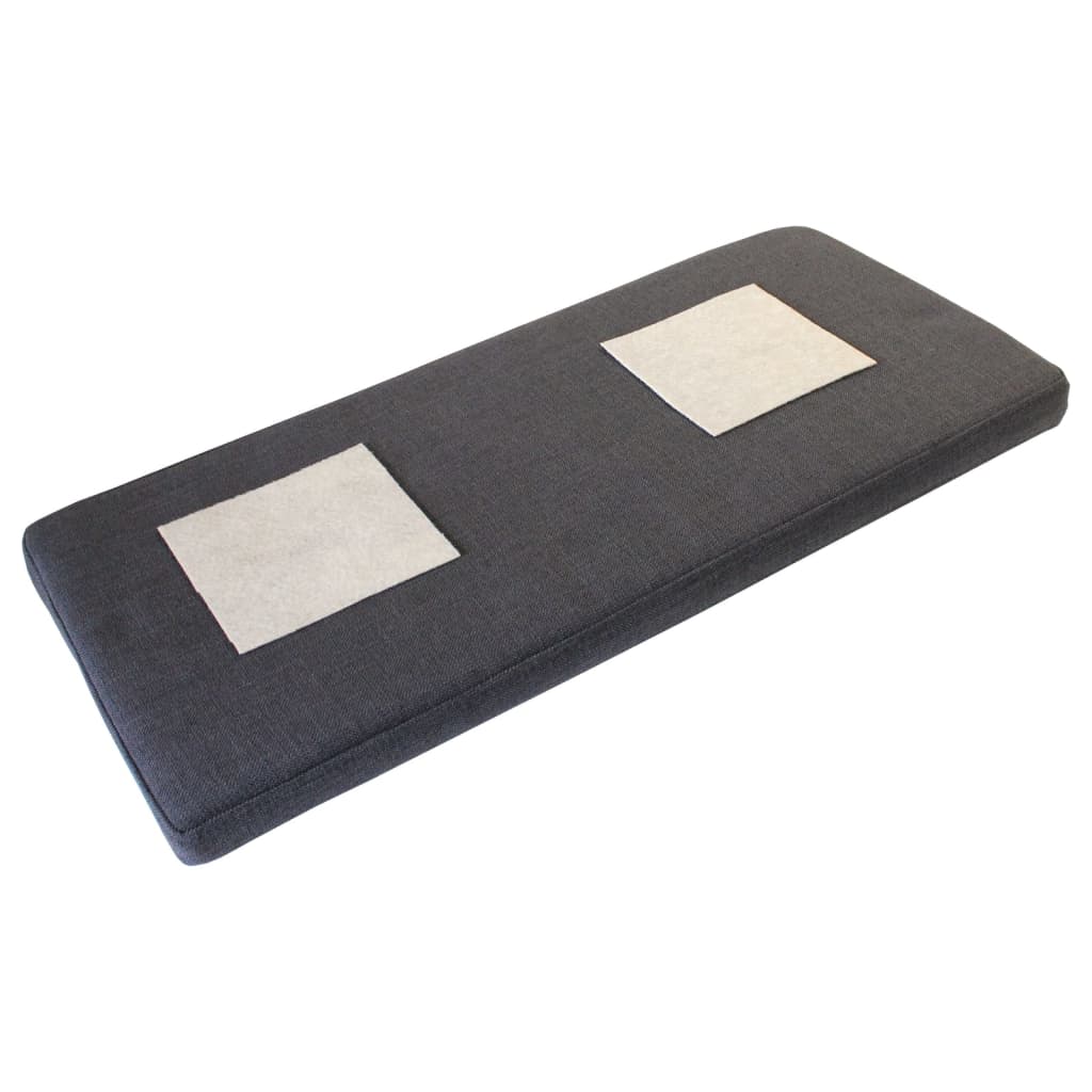 Germania Germania Bank Kissen 35x58x6 cm Anthrazit -ausgelöst