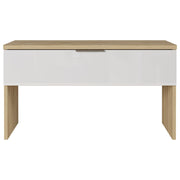Germania Germania schoenenbank GW-Avino 38x92x51 cm Navarra Eiche und Weiß - afbeelding 3