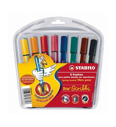 Stabilo Trio Scribbi fühlte -Tip -Stifte, 8st.