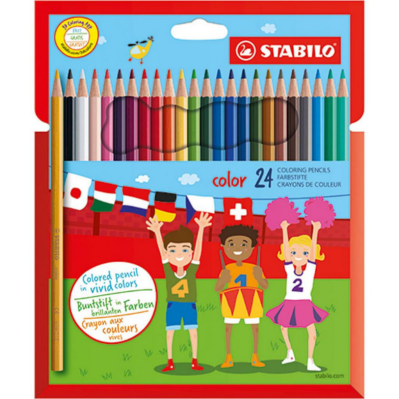Stabilo Farbe - 24 Farben