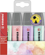 Stabilo Boss Original Pastell Marker, 4st. - afbeelding 1