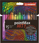 Stabilo Pointmax Fineliner Arty, 15st. - afbeelding 1