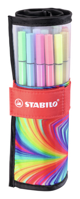 Stabilo Pen 68 Filz -Tip Pen Arty Roller Set mit 25 Teilen - afbeelding 1
