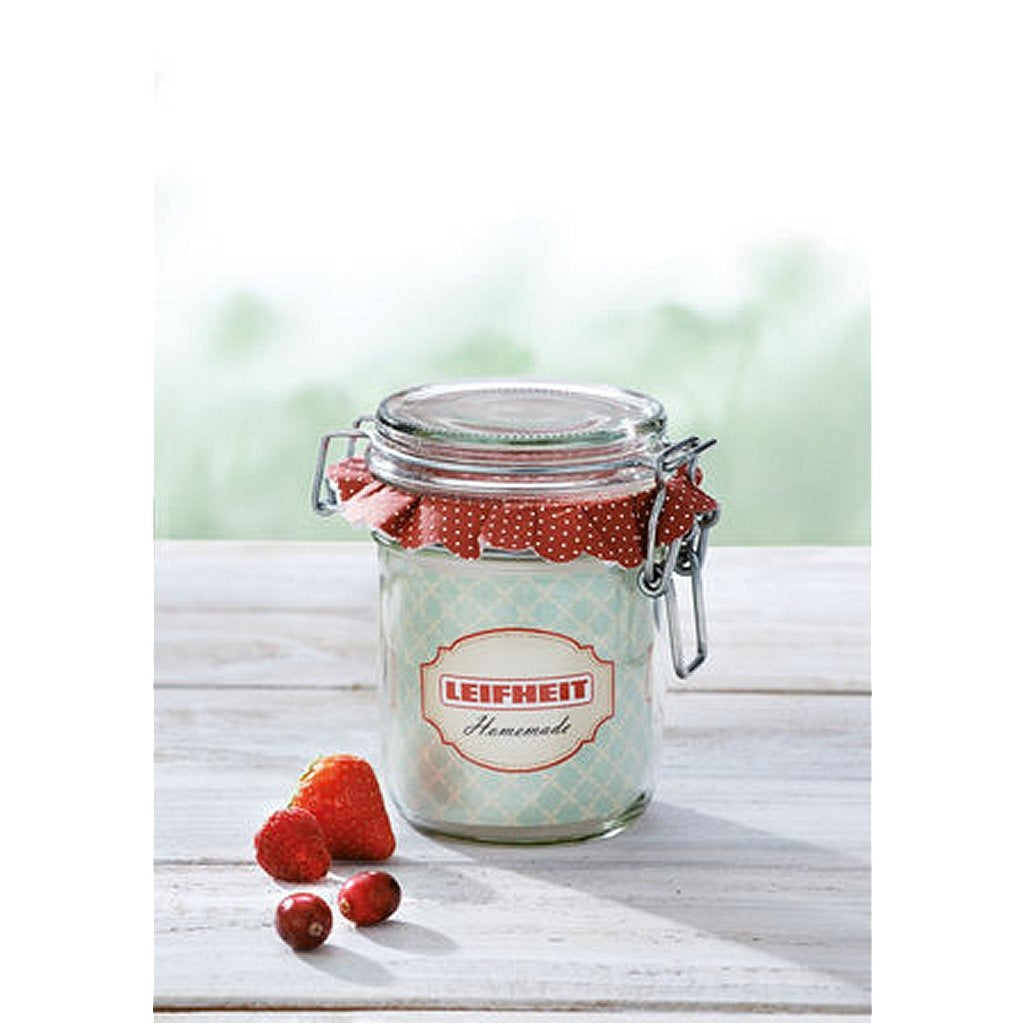 Leifheit Leifheit 3192 Weckpot mit Klammerverschluss 370 ml Glas Edelstahl