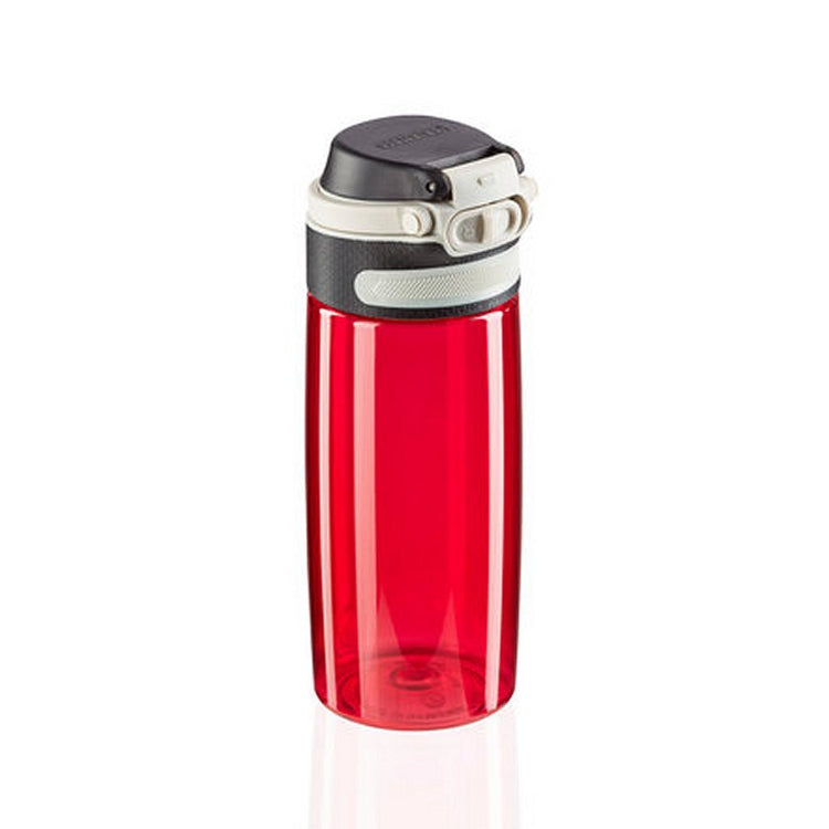 Leifheit Leifheit 3263 Flip Tritan Trinkflasche 550 ml rot