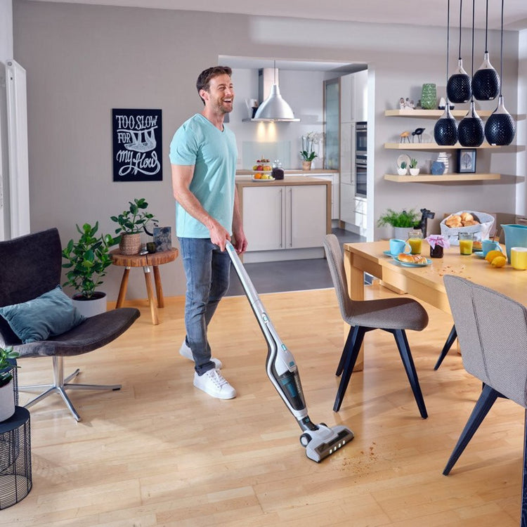 Leifheit 11927 Rotaro Powervac Akku-Staubsauger weiß