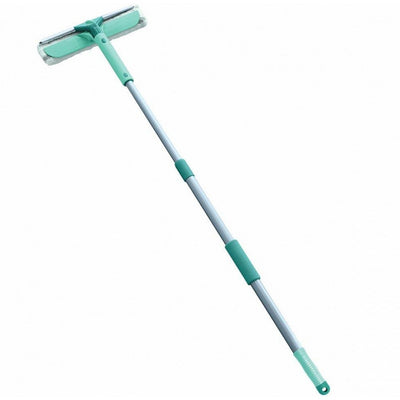 Leifheit Leifheit 55238 Fensterwischer mit Teleskopstiel und Leinwand 30x90-135 cm