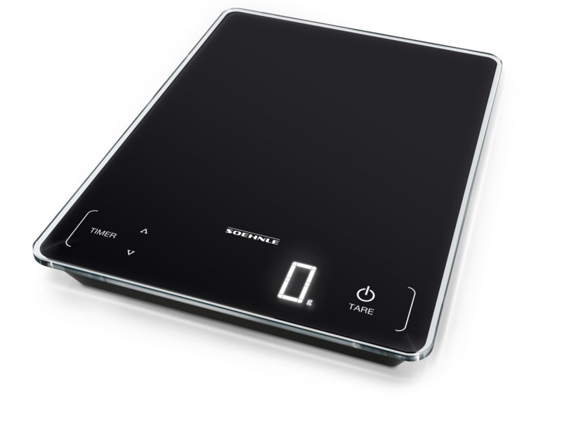 Soehnle Soehnle 61506 Seite Profi 100 Küchenskala Schwarz