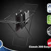 Leifheit 81696 Classic 200 Easy Wäscheständer schwarz