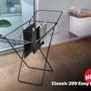 Leifheit 81696 Classic 200 Easy Wäscheständer schwarz