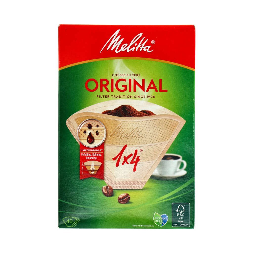 Melitta Melitta Filter 1x4 40 Stück braun