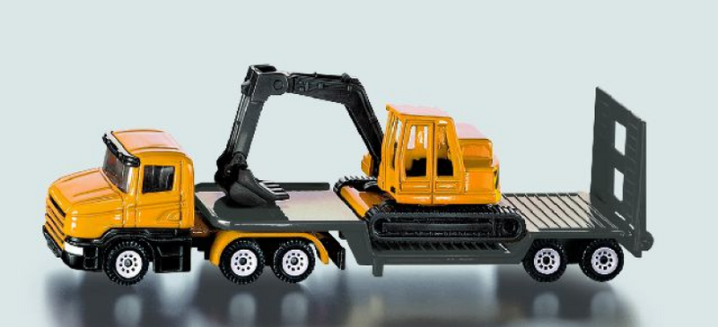 Siku 1611 Diät -Ladegerät mit Bagger 1:64