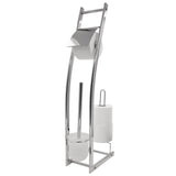 Ridder Ridder Toilettenpinsel 3-in-1 Fabio Glossy Chrom - afbeelding 1