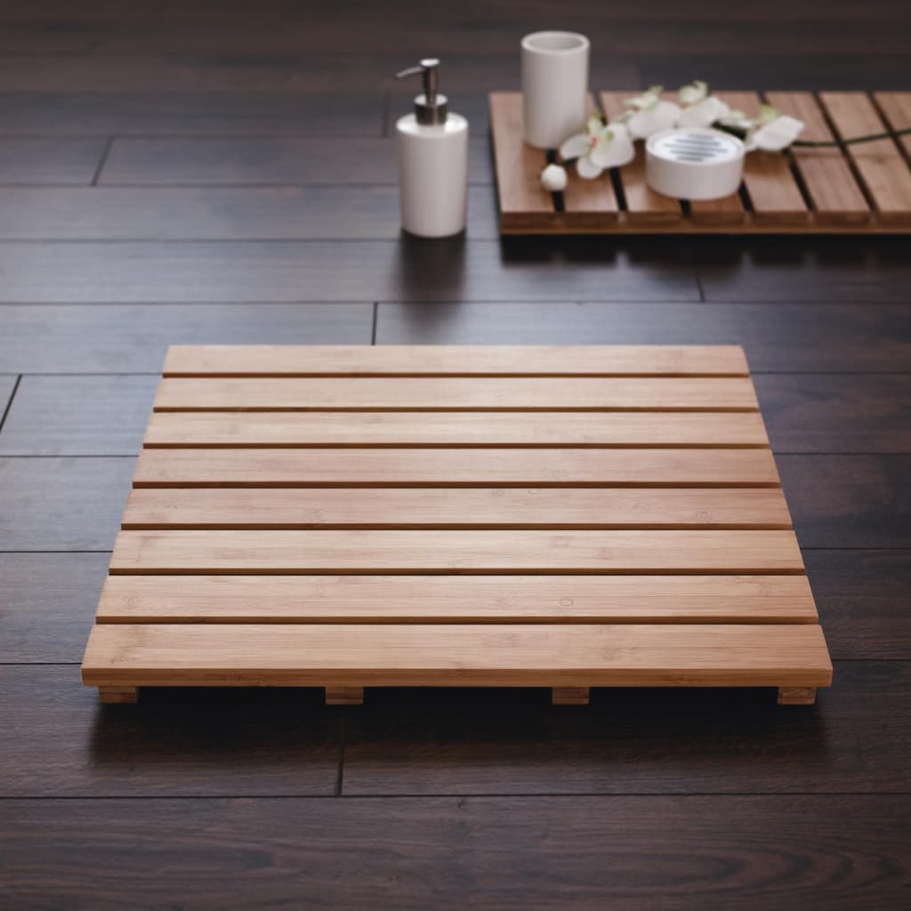 Ridder Ridder Badezimmer Matte Gitter Natur 52x52 cm Holz