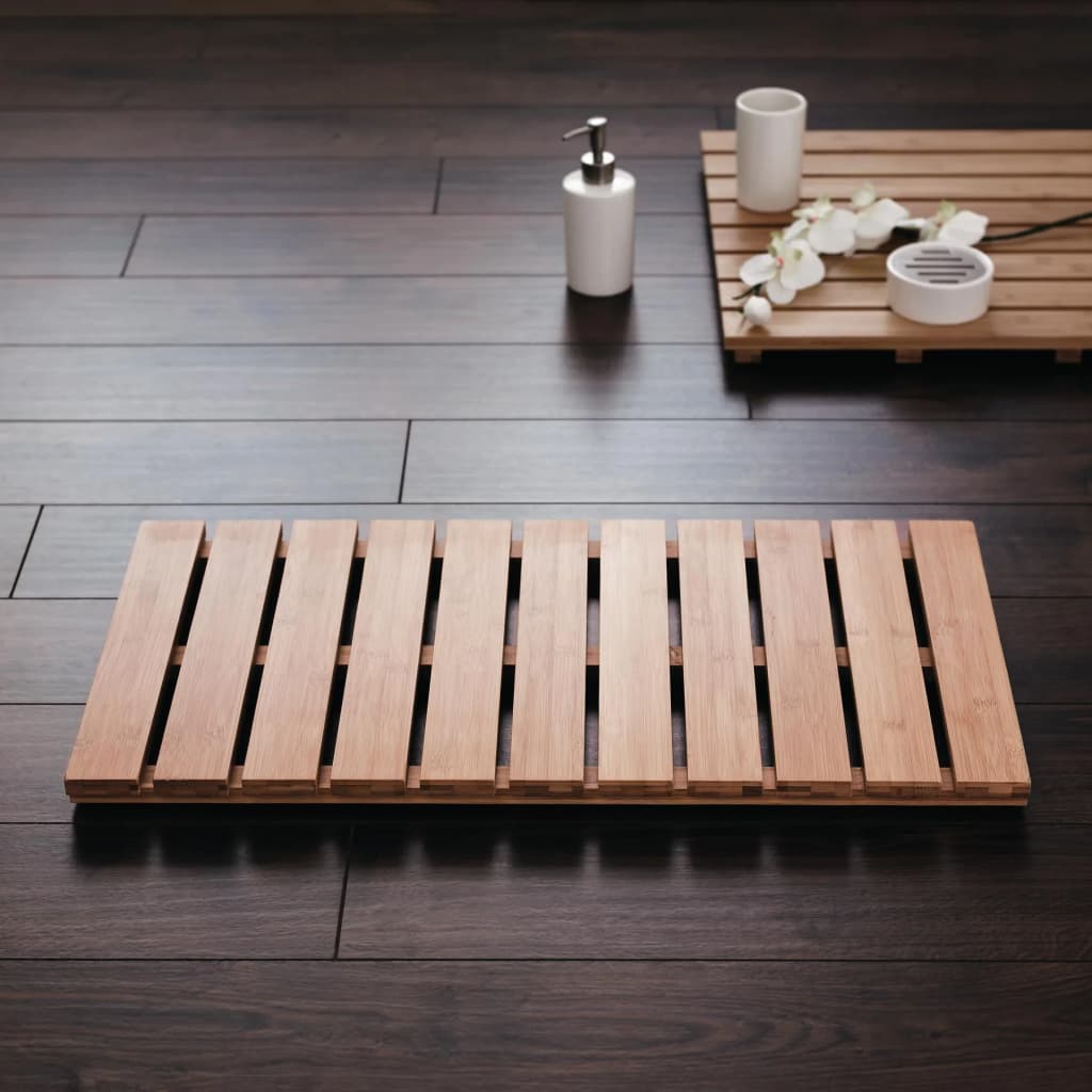 Ridder Ridder Badezimmer Matte Gitter Natur 72x38 cm Holz