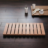 Ridder Ridder Badezimmer Matte Gitter Natur 72x38 cm Holz - afbeelding 2