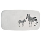Ridder Ridder Badmat Zebra 38x72 cm weiß und schwarz - afbeelding 1