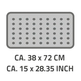 Ridder Ridder Badmat Helgoland 38x72 cm weiß und blau - afbeelding 3