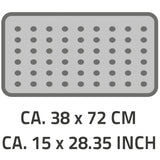 Ridder Ridder Badhmat Anti-Slip Plattfuß 72x38 cm Grau 67087 - afbeelding 2