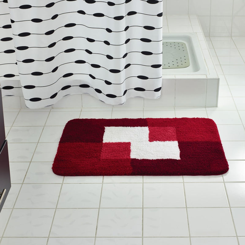 Ridder Ridder Badezimmer Mattenmünzen 60x90 cm Rot 7103306