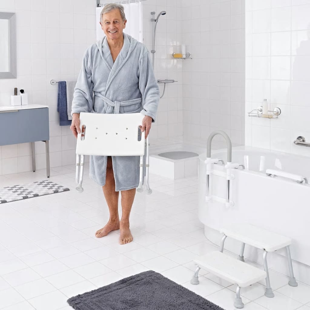Ridder Ridder Badezimmerhocker zusammenklappbar 110 kg weiße A0050301