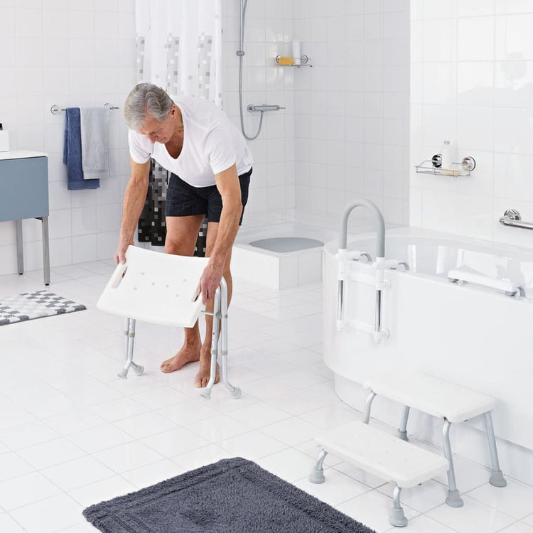 Ridder Ridder Badezimmerhocker zusammenklappbar 110 kg weiße A0050301