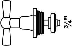 Kirchhoff Kniehebeloberteil, blank, 3 4 - 986163355
