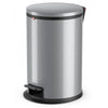 Hailo Hailo 0517-020 Pure M Pedal Bin 12l Silber