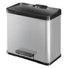 Hailo Hailo 0630-220 Öko Duo plus Ledal Eimer 17+9l Edelstahl Silber
