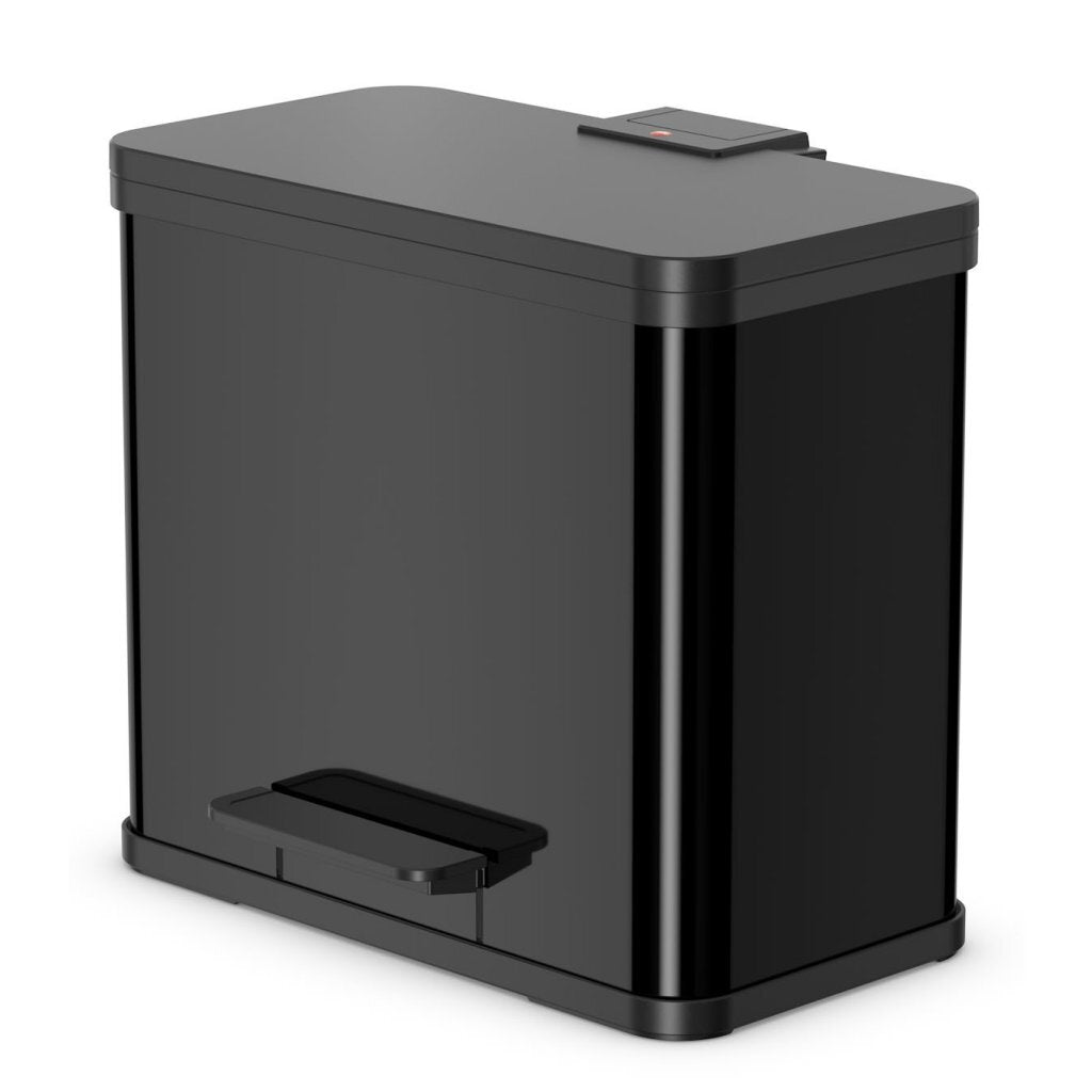 Hailo Hailo Pedal Bin Oko Duo Plus Größe L 17+9 L Schwarz 0630-260
