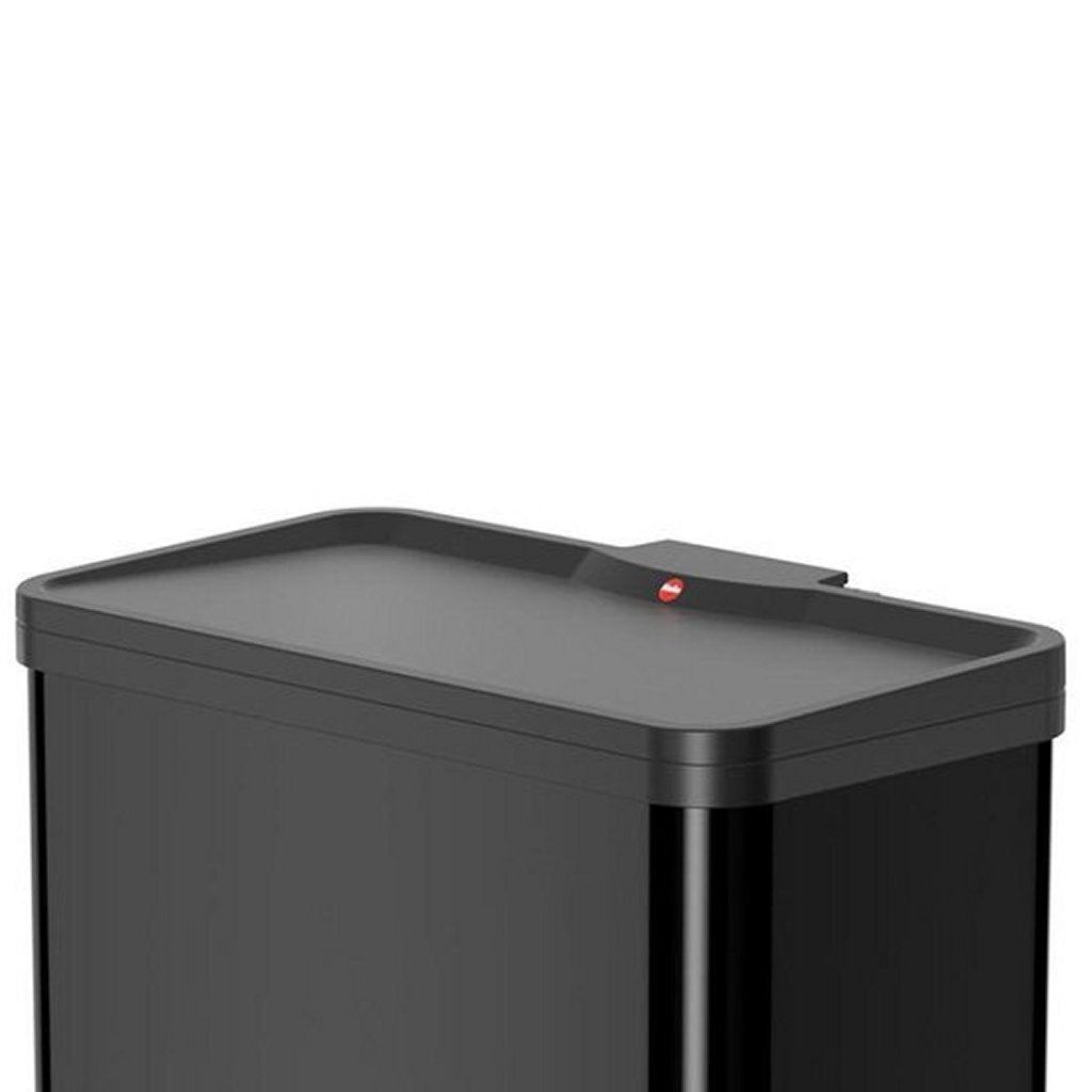 Hailo Hailo Pedal Bin Oko Duo Plus Größe L 17+9 L Schwarz 0630-260