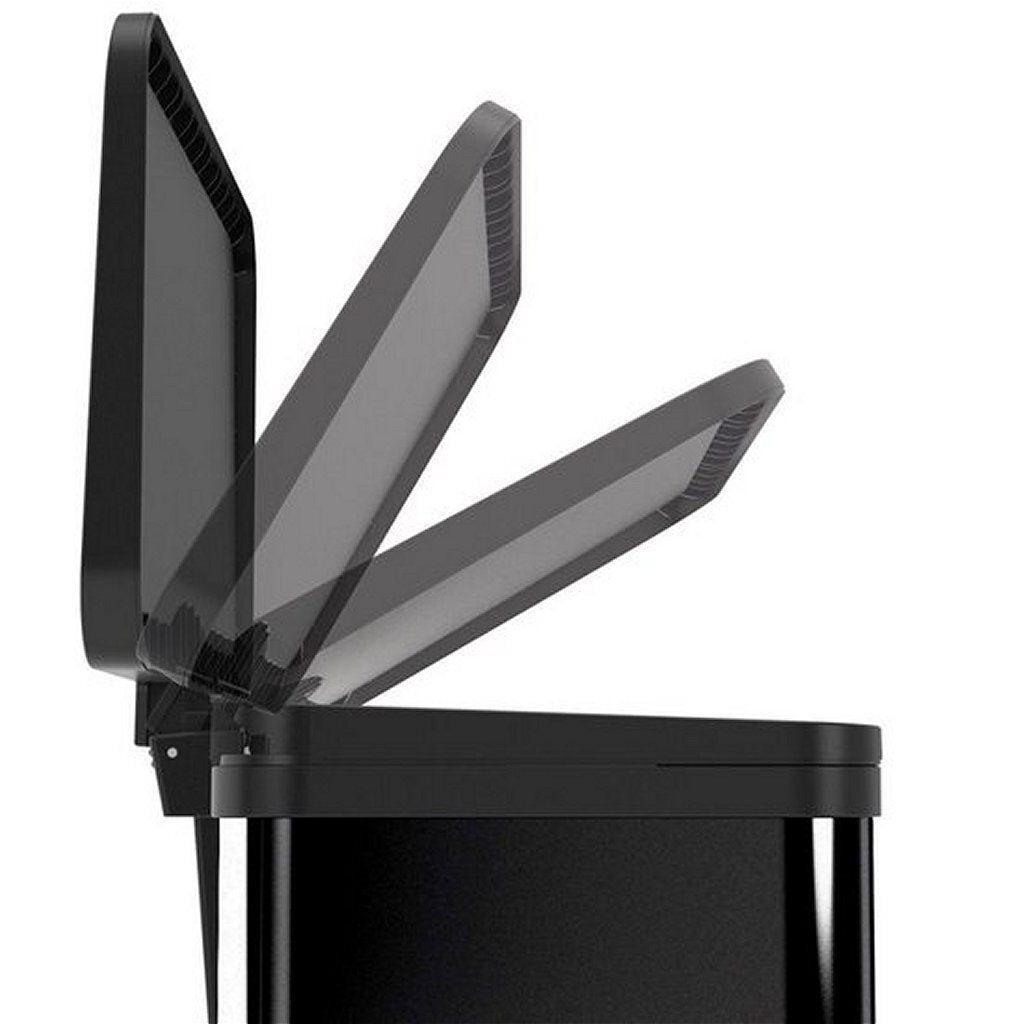 Hailo Hailo Pedal Bin Oko Duo Plus Größe L 17+9 L Schwarz 0630-260