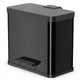 Hailo Hailo Pedal bin Oko Plus Size L 3x9 L Schwarz 0633-260