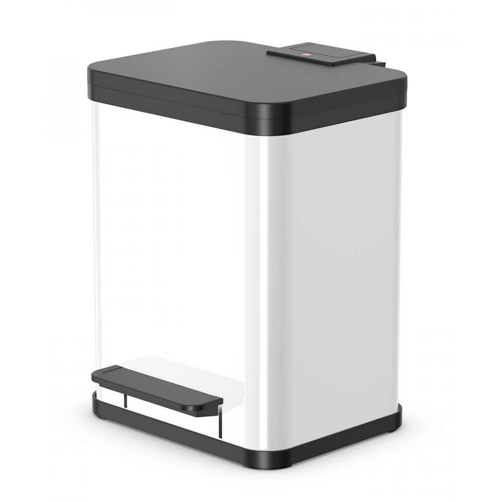 Hailo Hailo 0619-230 Öko Plus M Pedal Bin 17l Weiß