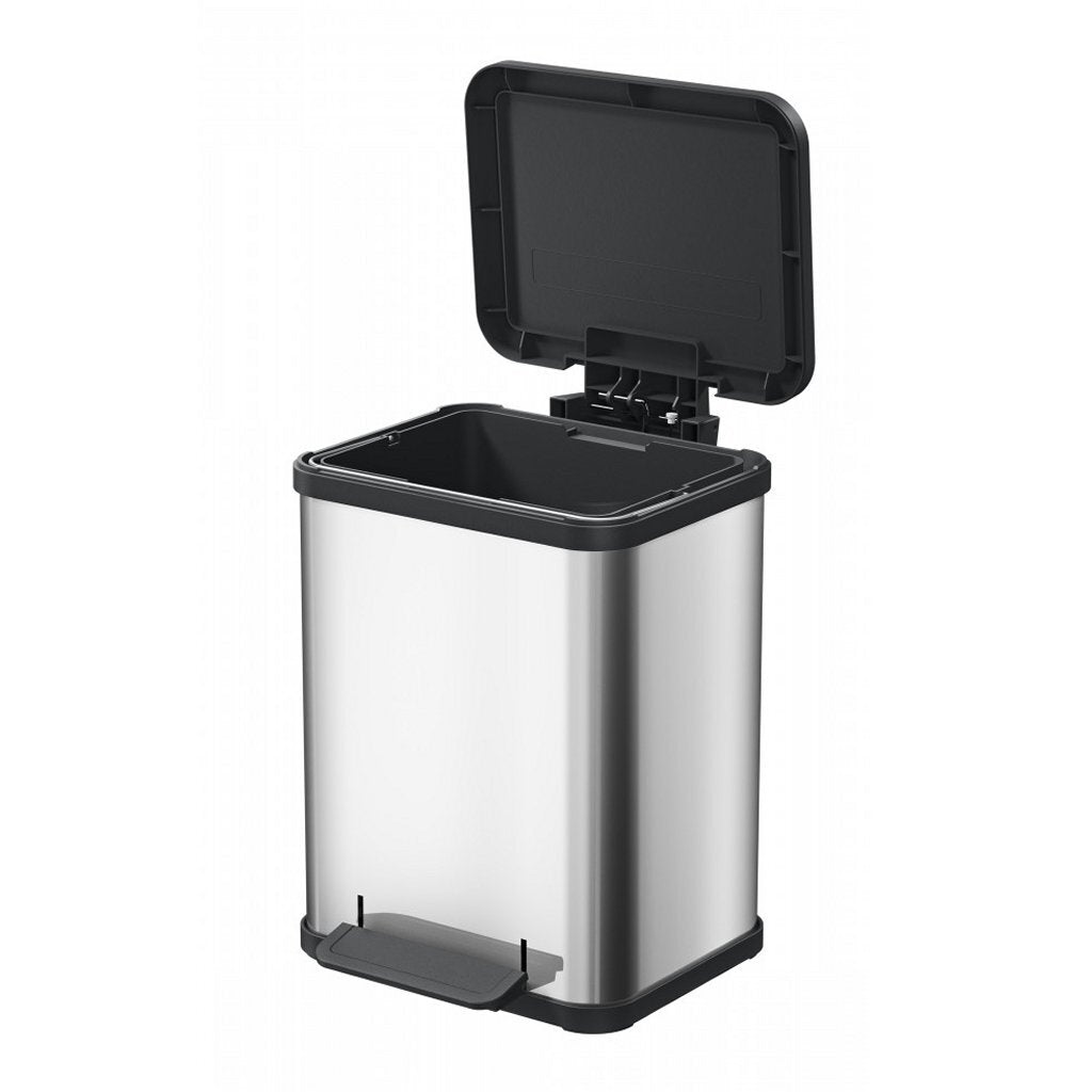 Hailo Hailo 0619-230 Öko Plus M Pedal Bin 17l Weiß